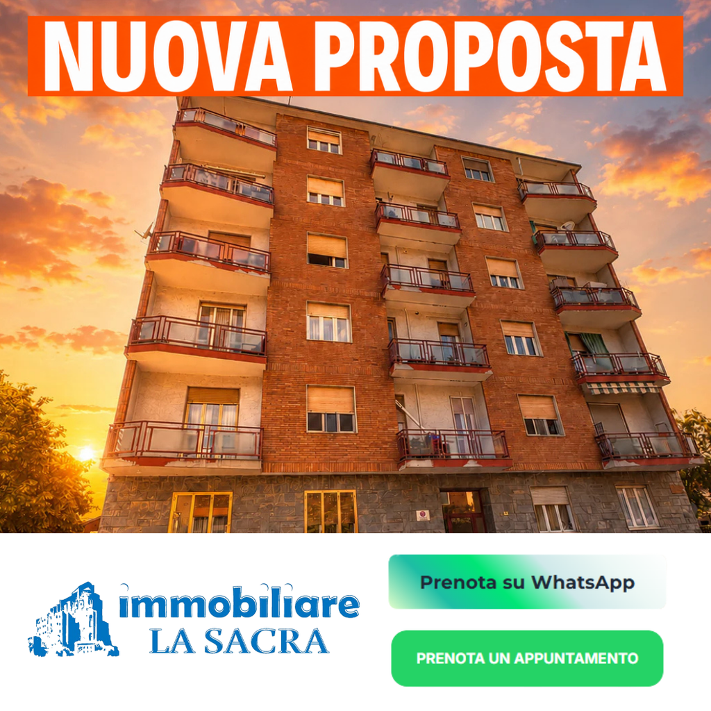 APPARTAMENTO BILOCALE IN VENDITA A RIVOLI