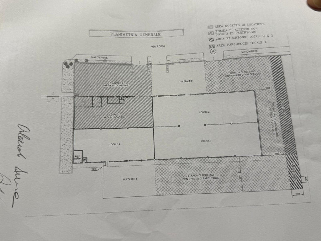 CAPANNONE INDUSTRIALE / ARTIGIANALE – 652 MQ CON AREA ESTERNA