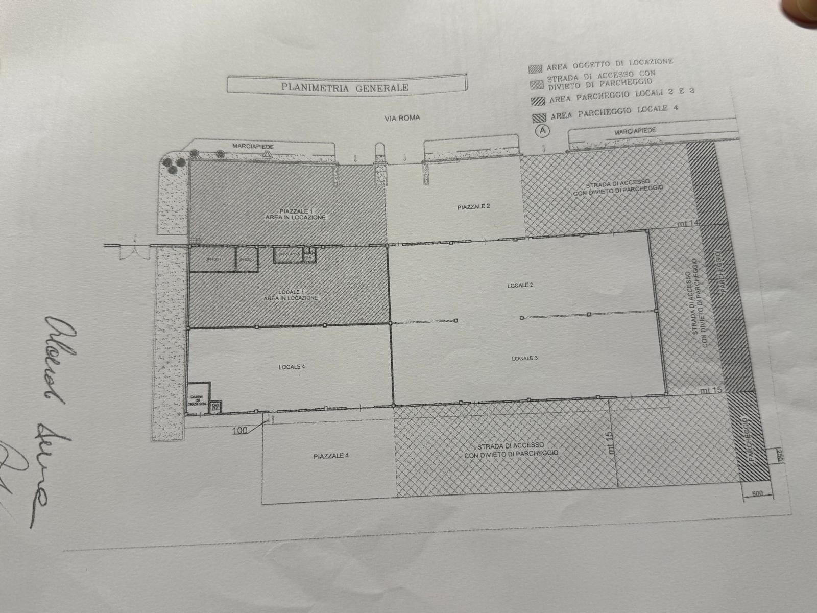 CAPANNONE INDUSTRIALE / ARTIGIANALE – 652 MQ CON AREA ESTERNA